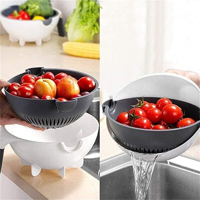 🥗 9-in-1 Magic Rotate Veggie Cutter ✨🍴