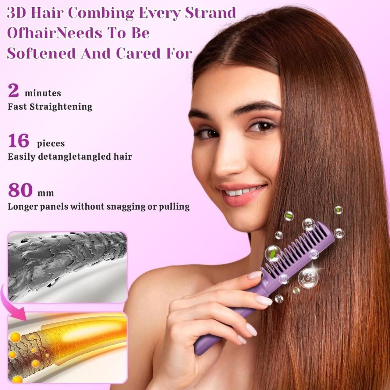 💇‍♂️ Meneflix Mini Cordless Hair Straightener - Rechargeable & Adjustable ✨