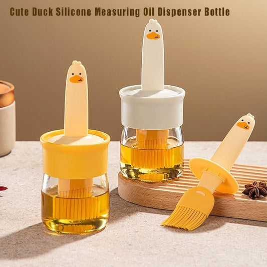 🍳 Silicone Brush & High-Temp Resistant Oil Bottle ✨