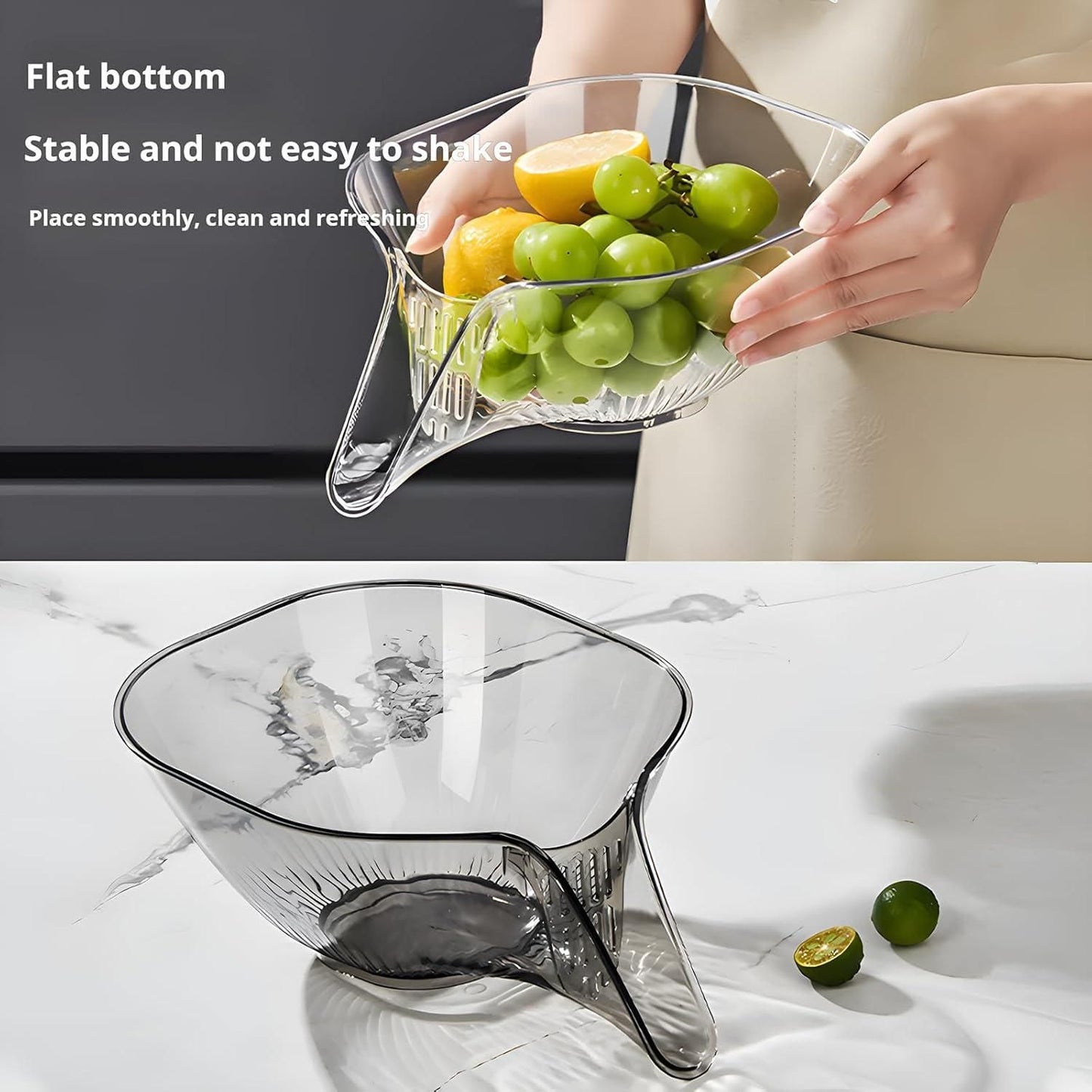 🌀 DualSink Drain Basket Funnel - Pack of 2 🥗✨