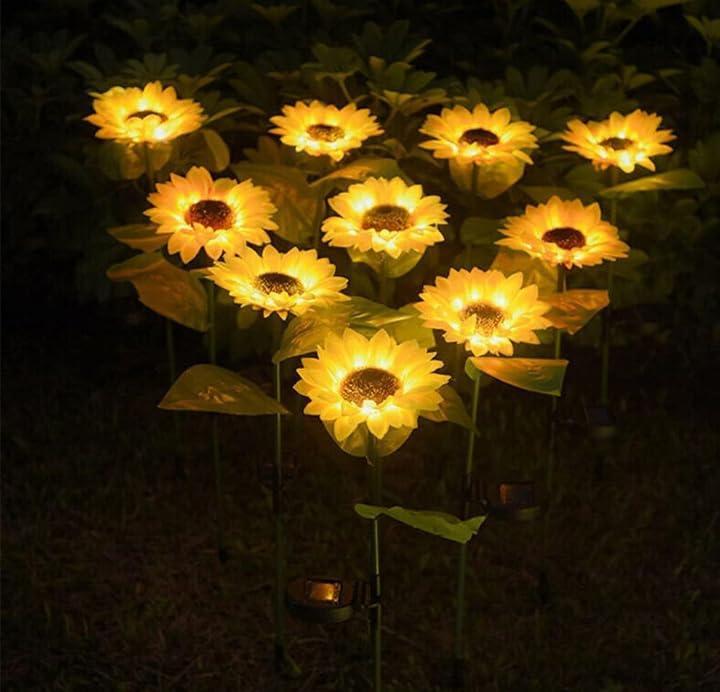 🌻 Sunflower Solar-Powered Light (Pack of 1) ✨