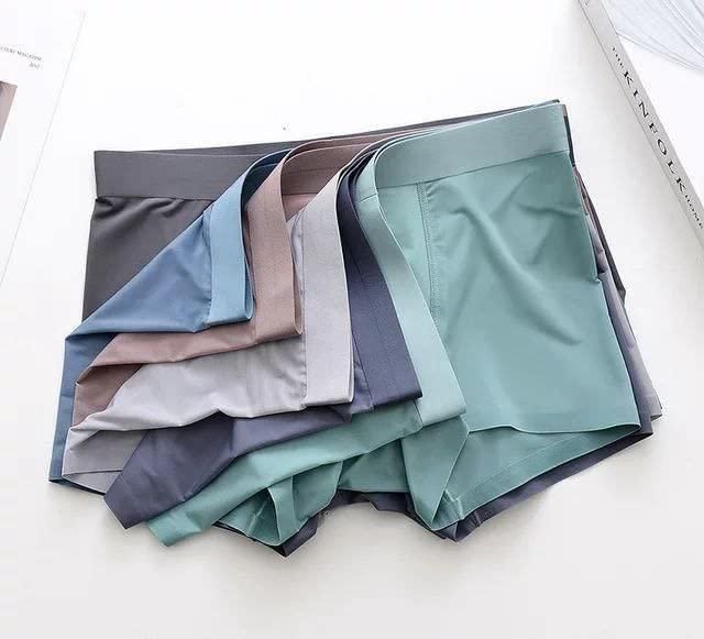 🩲 Men's Ice Silk Briefs & Boxers (Pack of 5) ✨