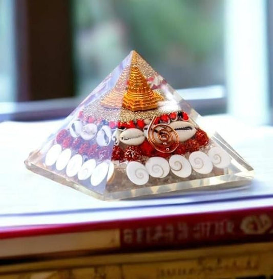 🌟 Divine Prosperity Gomati Chakra Shree Yantra Pyramid 🙏✨