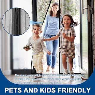 🦟 Mesh Magnetic Mosquito Screen Door - Reinforced Polyester ✨