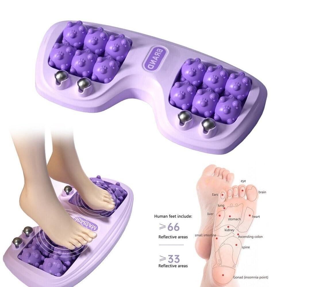 💆‍♂️ Foot Roller Massager - 12 Balls & 4 Magnetic Beads ✨